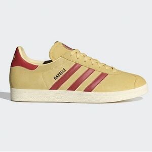 Butter Yellow & Rust Red Adidas Gazelle - Women 8 - NEW IN BOX - Columbia Collec